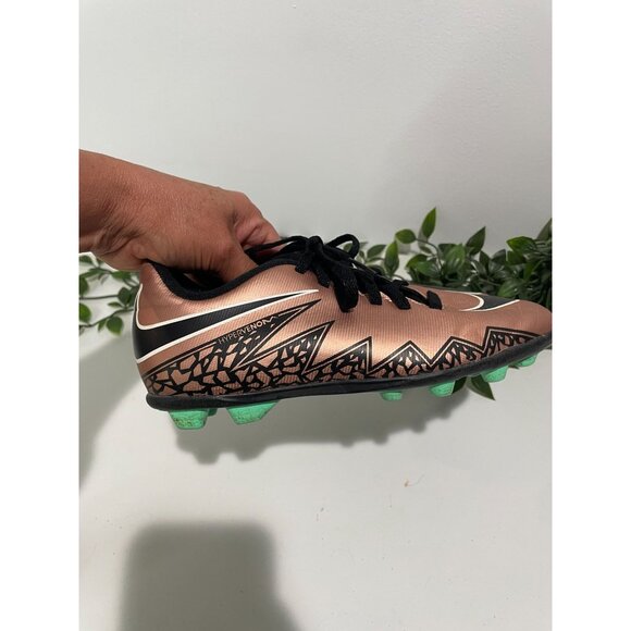 Nike Hypervenom Phade III Soccer Cleats Bronze/Black Size 2 Youth - Picture 9 of 16
